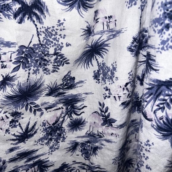 Halter Linen-Blend Mini Dress - Picture 5 of 5